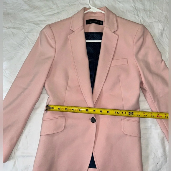 NWOT Zara light pink blazer, size XS - Picture 4 of 7